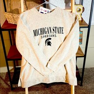 Michigan State Crew Neck Sweatshirt - Brand New